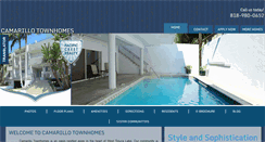 Desktop Screenshot of camarillotownhomes.com